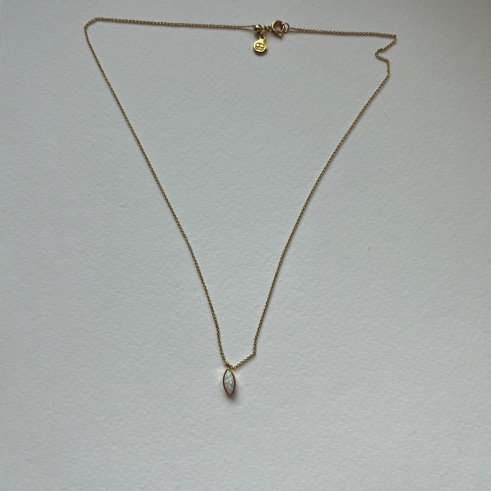 Gorjana Marquis Opal Necklace